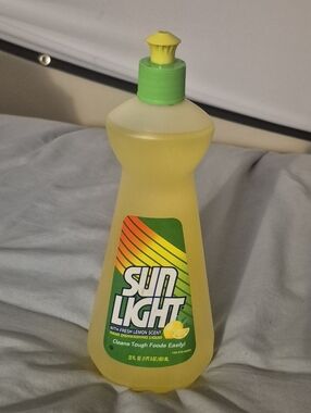 Sunlight Fresh Lemon Hand Dishwashing Liquid 22 fl oz